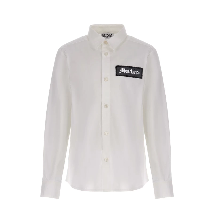 KIDS21 White Logo Shirt for Kids - Premium Cotton Tee with Branded Design