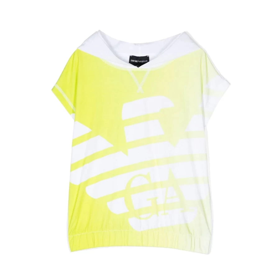 "KIDS21 Yellow Hooded Vest for Kids - Lightweight Comfortable Outdoor Wear"