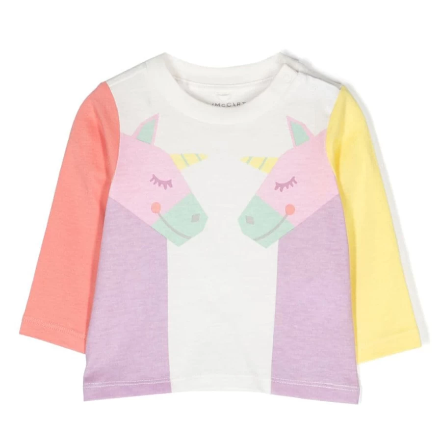 "KIDS21 Ivory Unicorn T-Shirt for Kids - Magical Fantasy Graphic Tee"