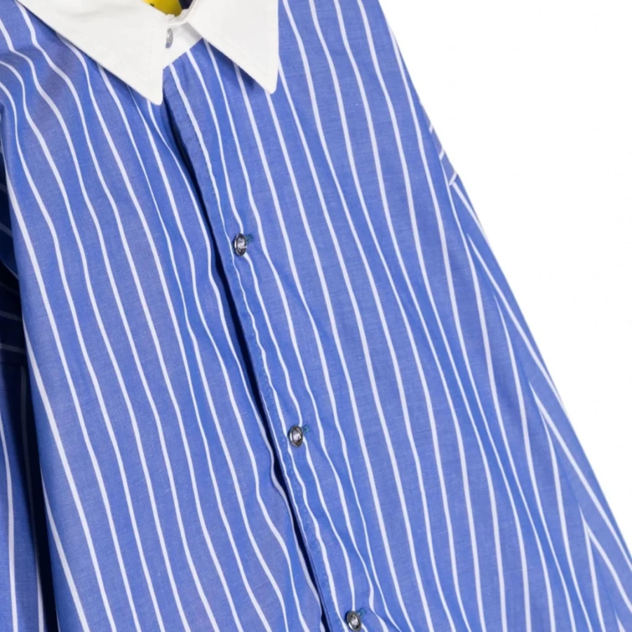 "KIDS21 Blue Stripe Shirt Dress for Kids - Stylish & Comfortable"