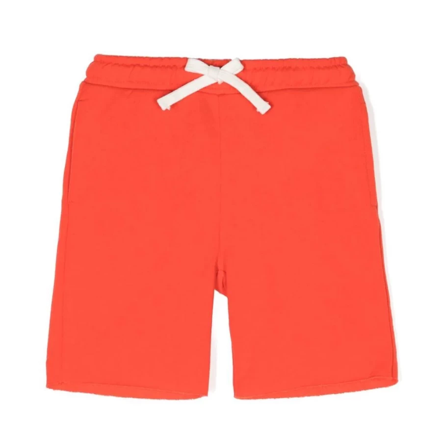 KIDS21 Red Drawstring Athletic Track Shorts for Kids - Comfortable Running & Training Shorts