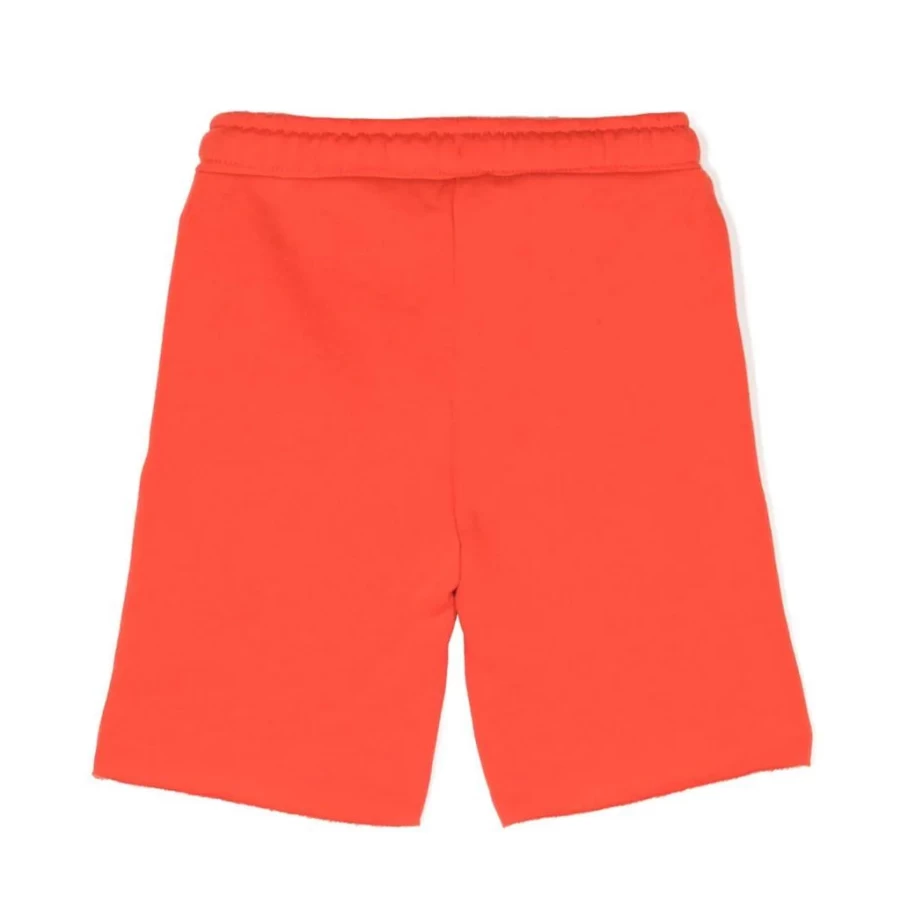 KIDS21 Red Drawstring Athletic Track Shorts for Kids - Comfortable Running & Training Shorts
