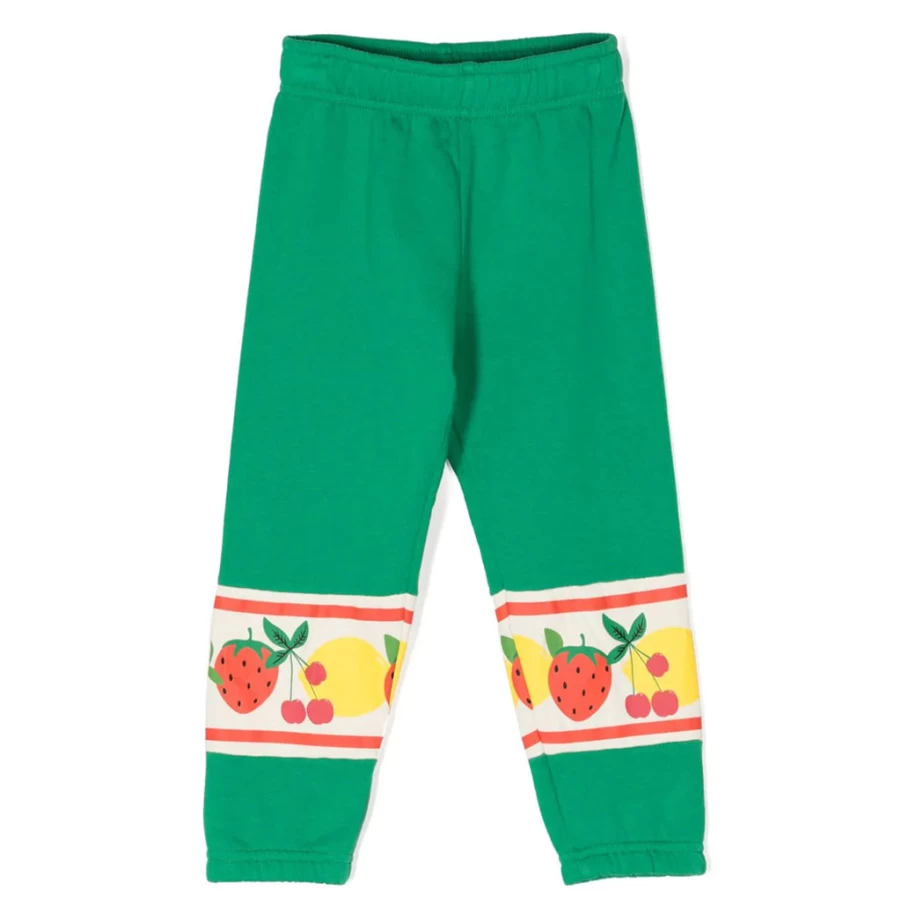 KIDS21 Green Fruit Print Sweatpants for Kids - Comfortable Casual Border Design Pants