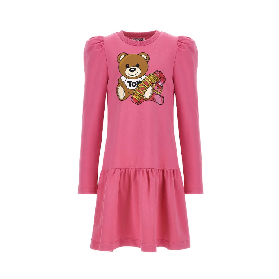 KIDS21 Fuchsia Fleece Bear Dress for Kids - Soft Plush Toy Animal Costume