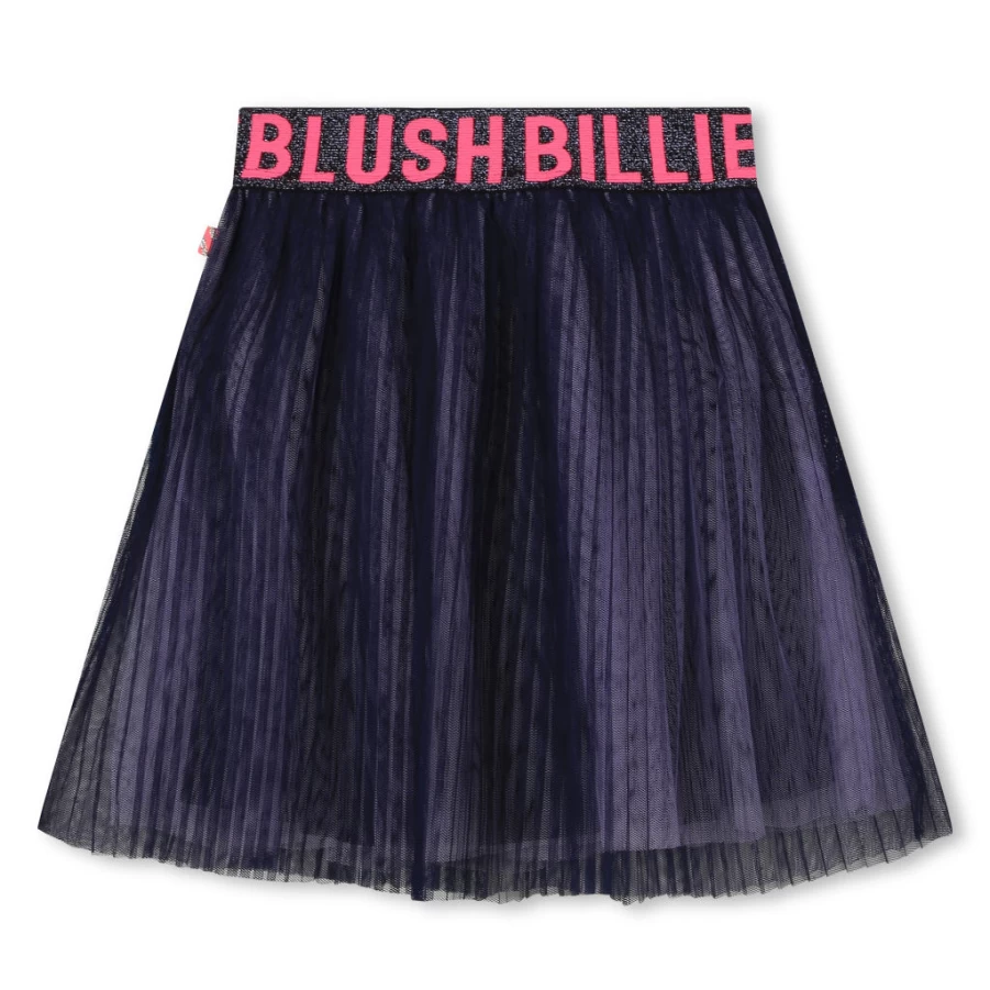 KIDS21 Navy Sequin Skirt for Girls | Sparkly Party Skirt | Kids Formal Wear