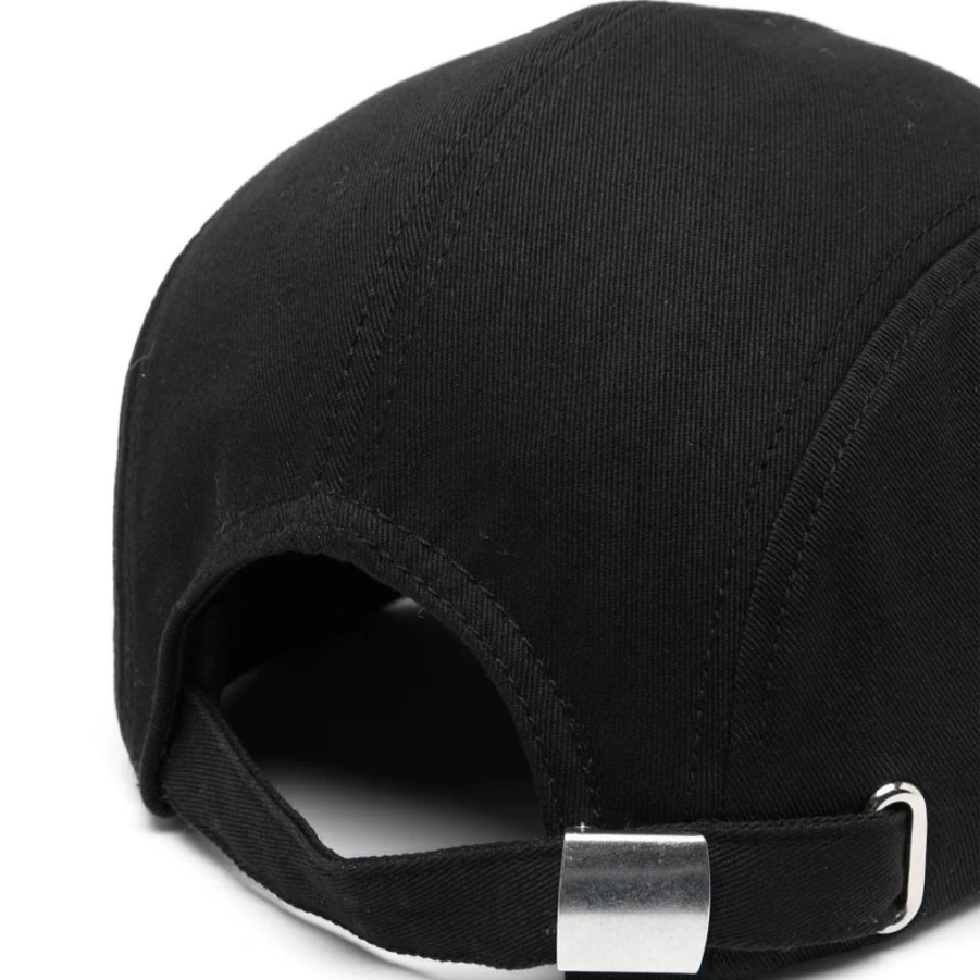 KIDS21 Black Embroidered Logo Cap for Men and Women - Adjustable Baseball Hat