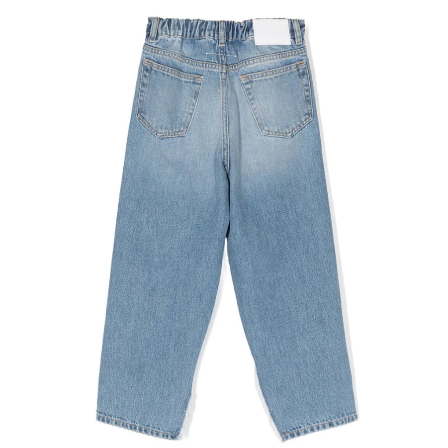 "KIDS21 Blue Five Pocket Jeans for Kids - Stylish & Comfortable Denim Pants"
