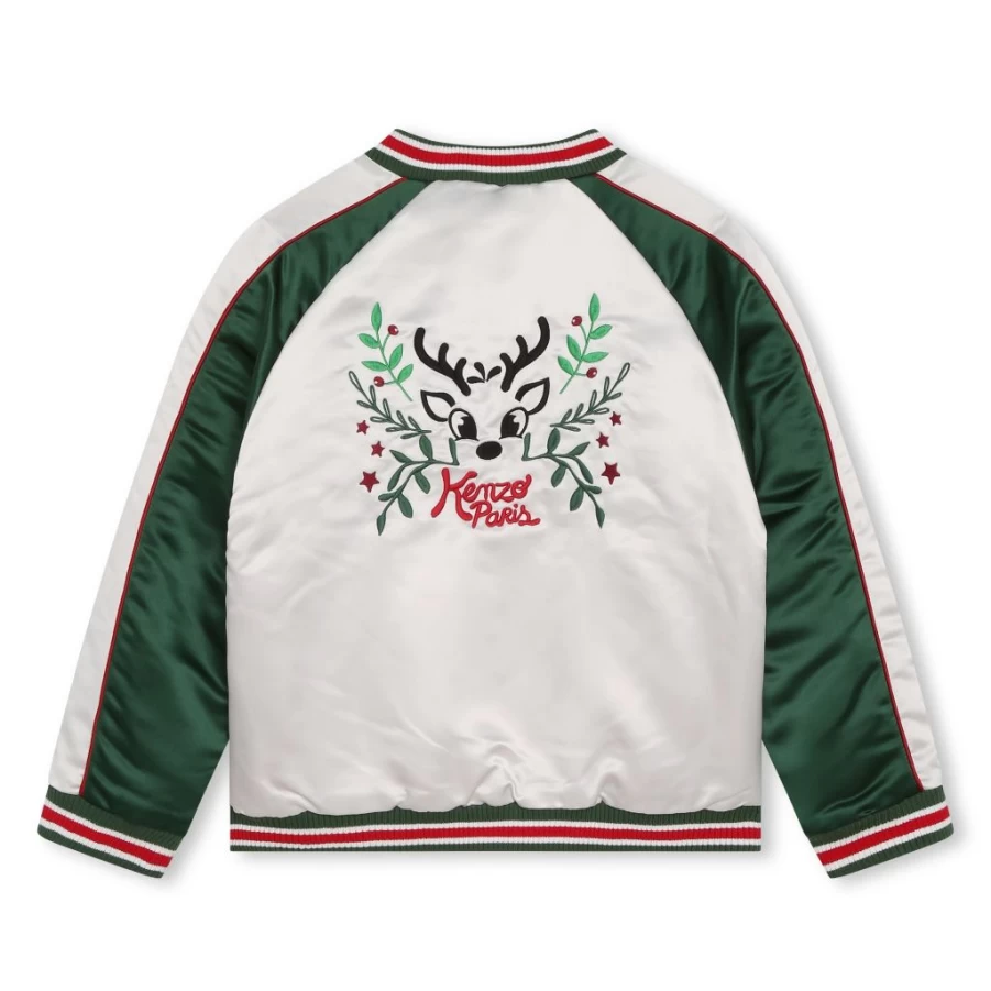 "KIDS21 Multi-Colored Satin Jacket for Kids – Stylish & Comfortable"