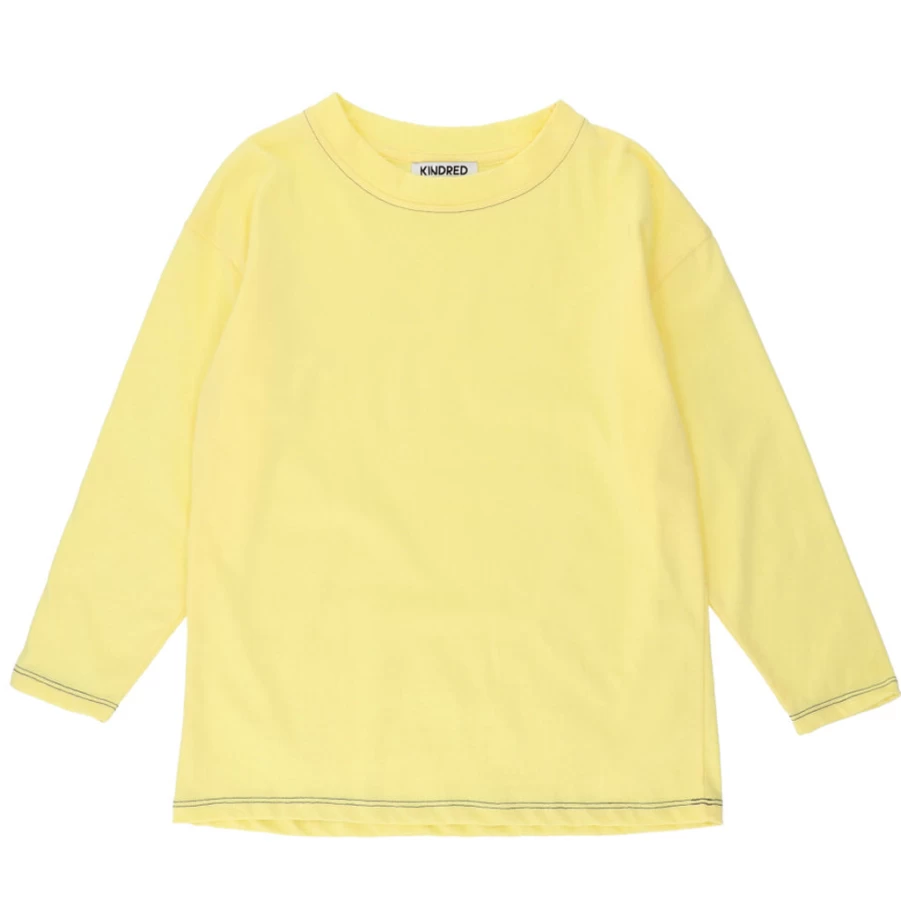 "KIDS21 Yellow Long Sleeve T-Shirt for Kids - Comfortable & Stylish"