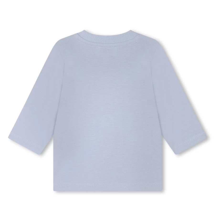 KIDS21 Light Blue Long Sleeve Logo T-Shirt for Kids