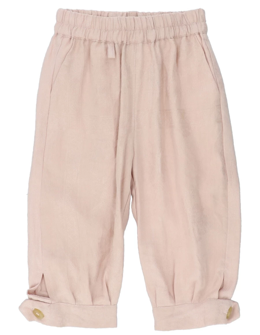KIDS21 Girls' Pink Orson Trousers - Comfortable Kids' Pants for Everyday Wear