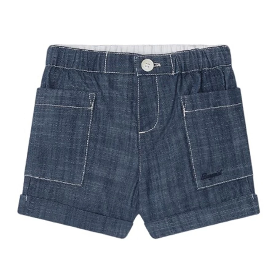 KIDS21 Boys' Blue Nateo Athletic Shorts - Comfortable Activewear for Kids