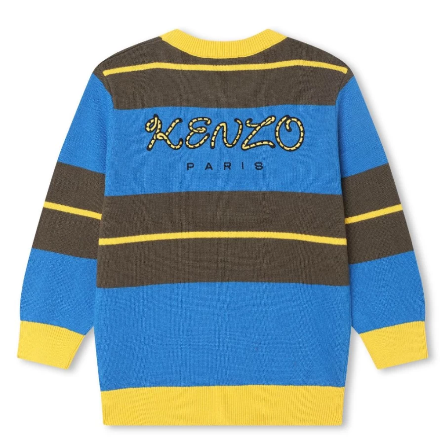 KIDS21 Multi-Colored Striped Pullover Sweater for Kids | Kotora Collection
