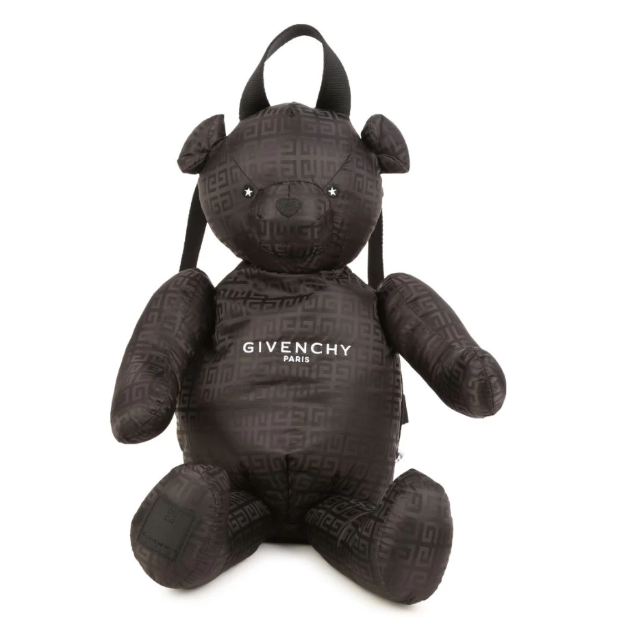 KIDS21 Bear Backpack for Kids - Cute Black Teddy Bear School Bag for Boys & Girls