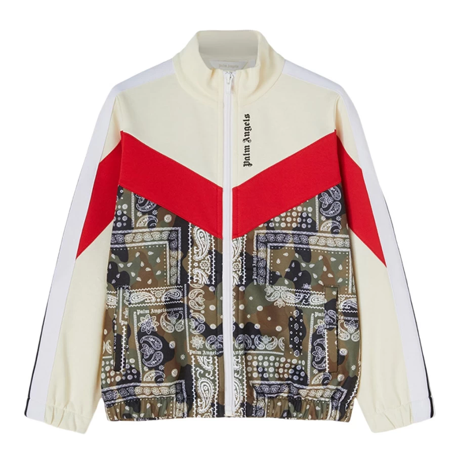 KIDS21 Multi-Colored Color Block Camouflage Track Jacket for Kids