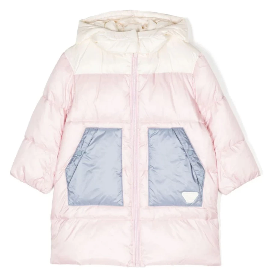 "KIDS21 Multi-Colored Padded Trench Coat for Kids – Warm Stylish Winter Jacket"