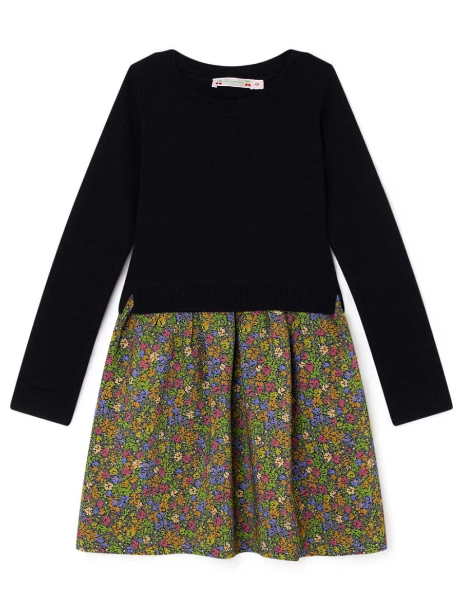 KIDS21 Navy Tayra Dress for Kids - Stylish and Comfortable Girls' Dress