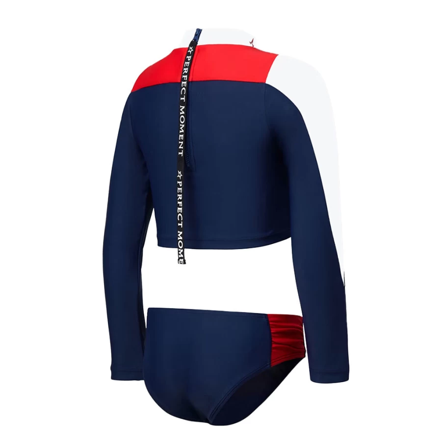 KIDS21 Navy Star Print Rash Guard Bikini for Kids - UPF 50+ Swimwear