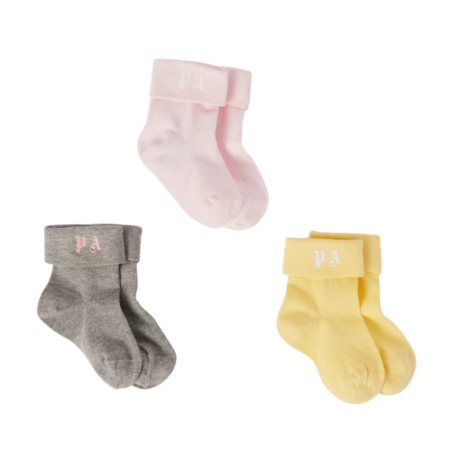"KIDS21 Multi-Colored Socks Set Of Three - Fun & Comfortable Kids' Socks Pack"