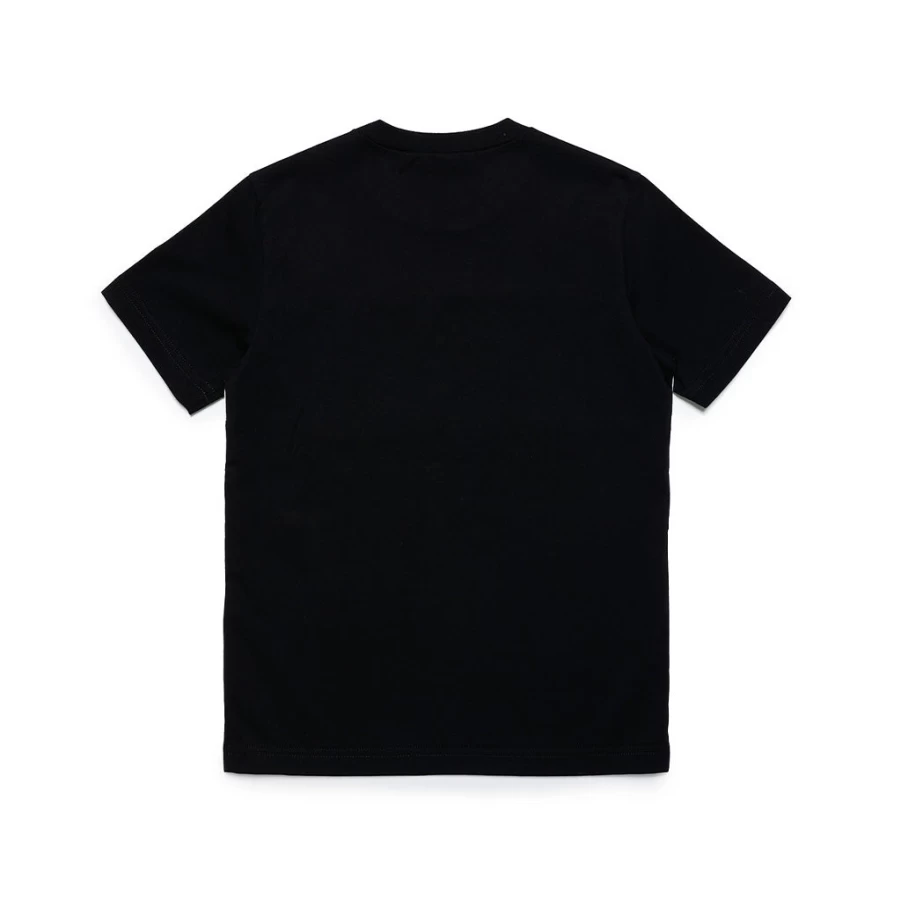 KIDS21 Black Short Sleeve T-Shirt for Kids - Comfortable Cotton Tee