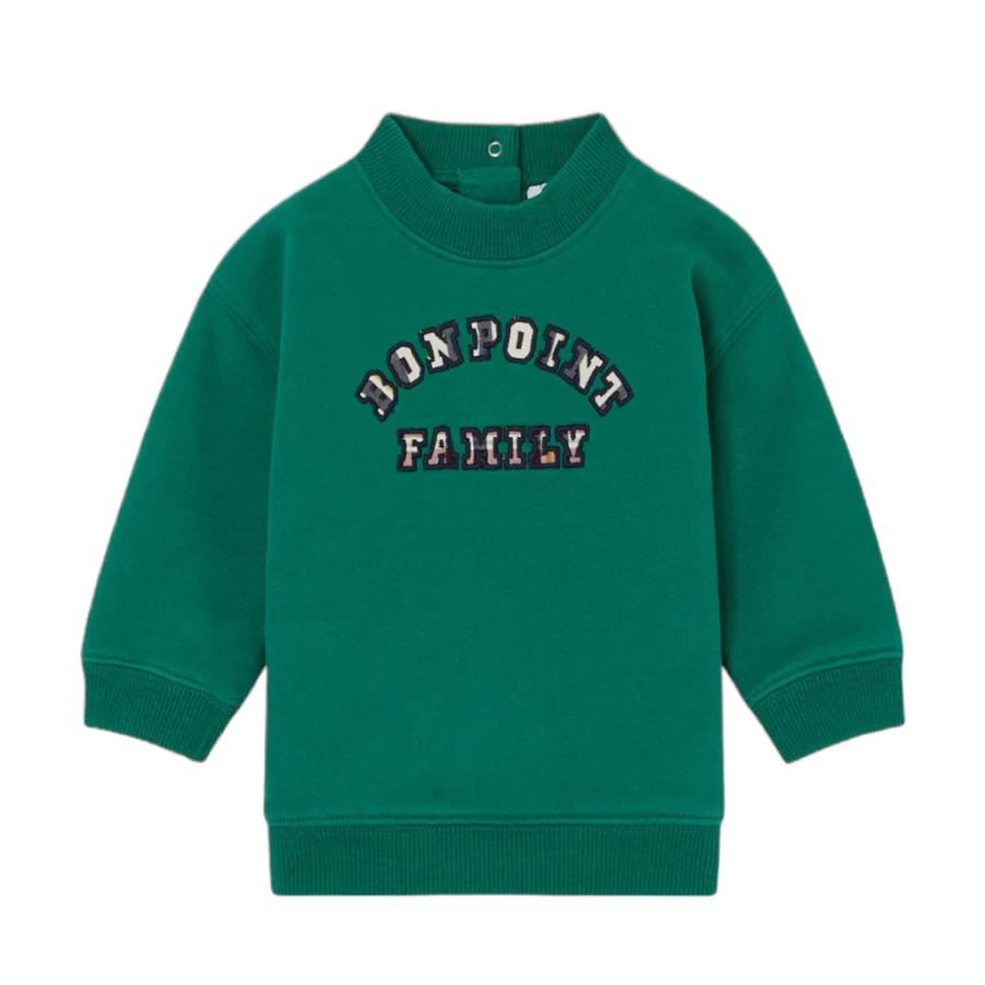 "KIDS21 Green Dad Sweatshirt - Cozy Men's Pullover Hoodie"