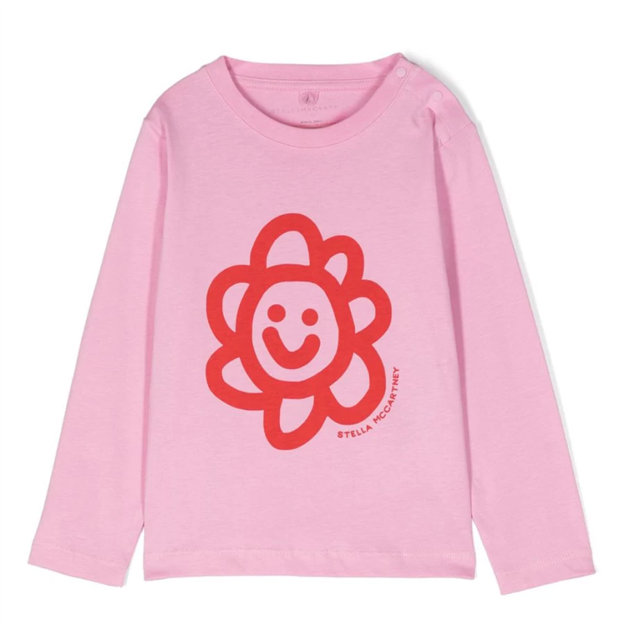 "KIDS21 Purple Flower Print T-Shirt for Kids - Stylish & Comfortable"