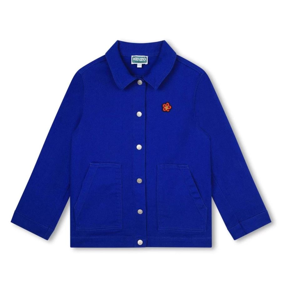 KIDS21 Blue Boke Flower Jacket for Kids - Stylish & Comfortable Outerwear