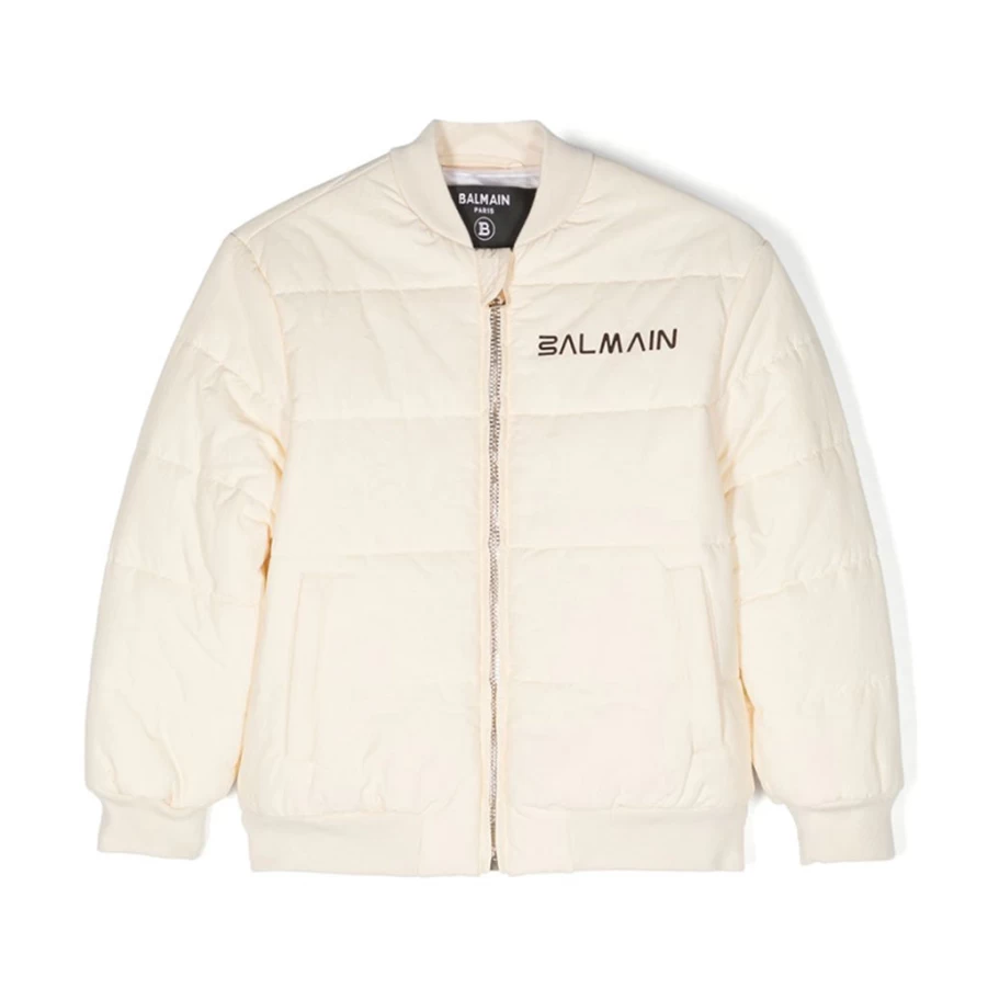 "KIDS21 Beige Puffer Jacket for Kids - Warm Winter Coat"