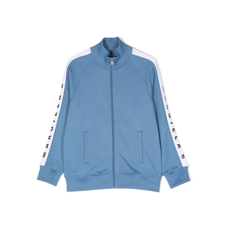 KIDS21 Blue Logo Technical Fabric Sweat Jacket for Kids - Lightweight & Comfortable