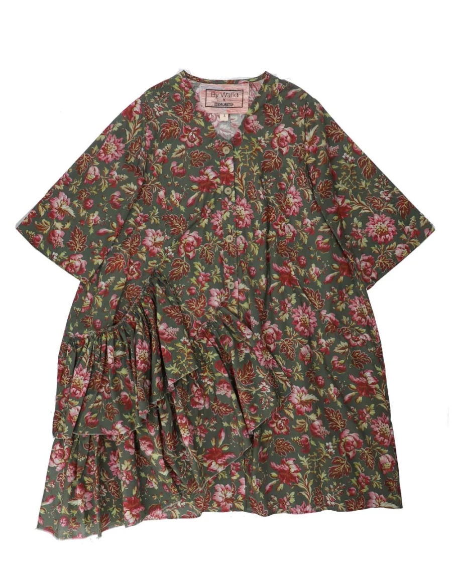 KIDS21 Green Rosita Dress for Kids - Elegant & Comfortable Girls' Dress