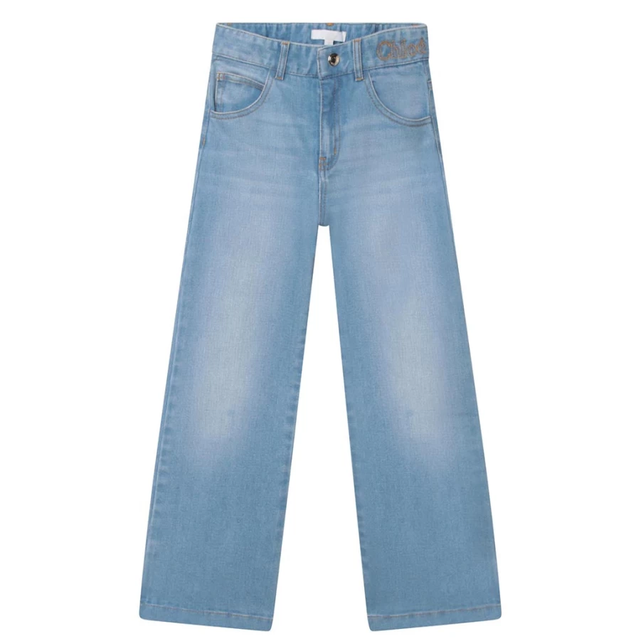 "KIDS21 Blue Denim Trousers for Kids - Stylish & Comfortable Jeans"