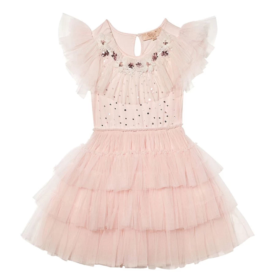 KIDS21 Pink Divine Tutu Dress for Girls - Elegant Ballet Skirt Tutu Dress