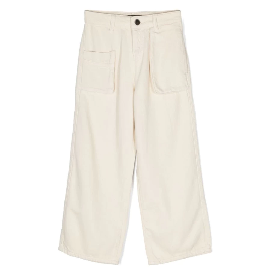 KIDS21 Ivory Cargo Trousers for Kids - Stylish & Comfortable Pants