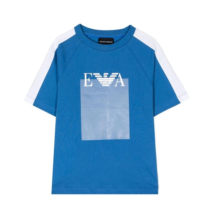 "KIDS21 Blue Graphic T-Shirt for Kids - Stylish & Comfortable Cotton Tee"