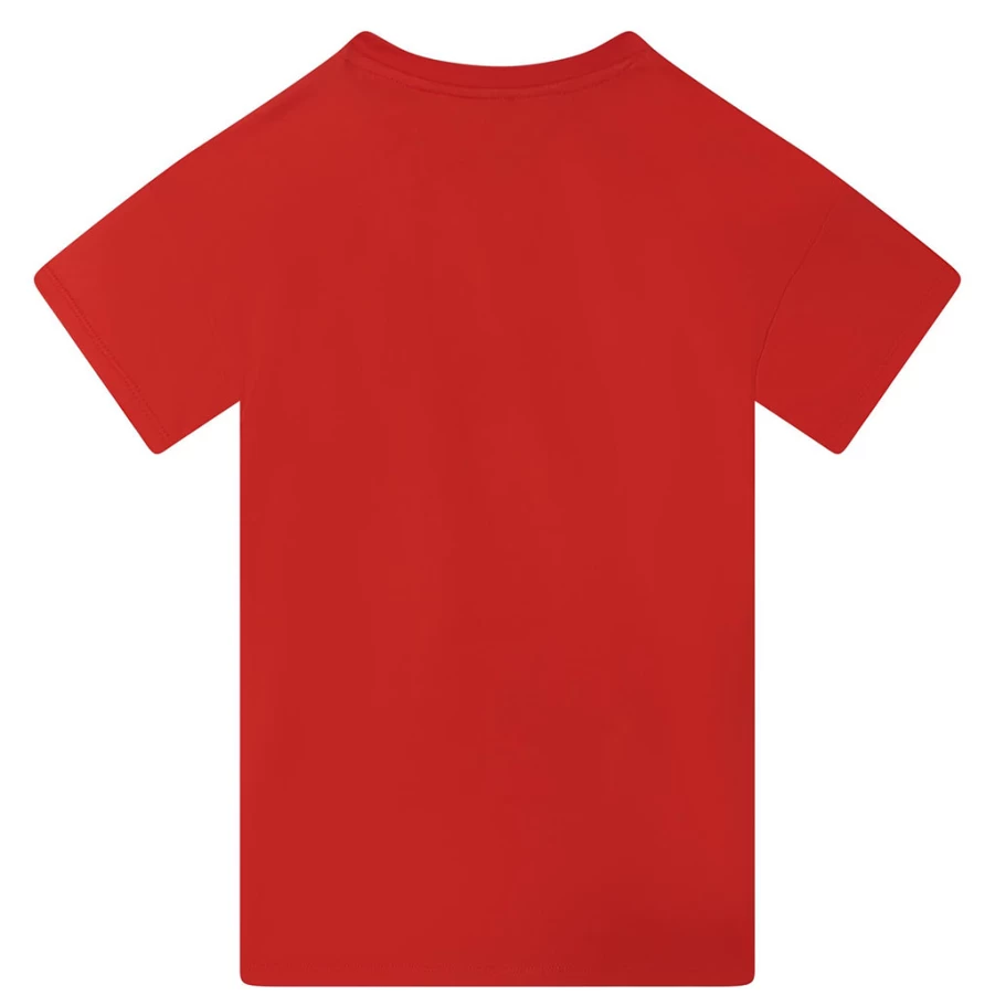 KIDS21 Red Logo Jersey Dress for Kids - Comfortable & Stylish
