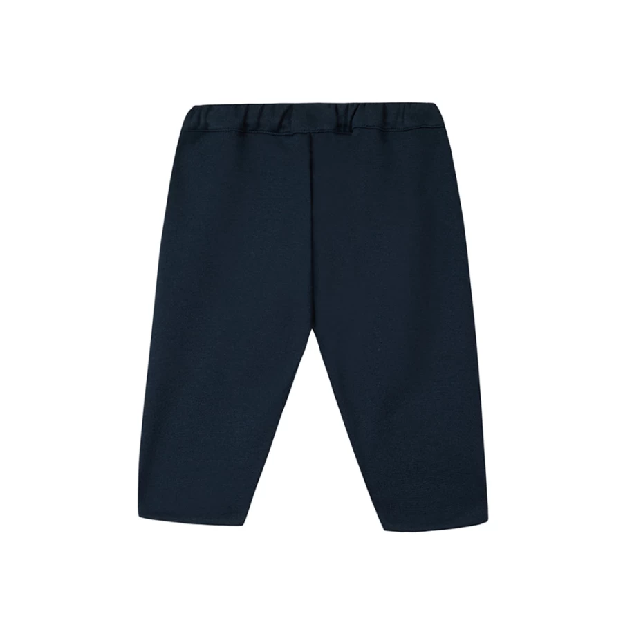 KIDS21 Navy Elastic Waist Trousers for Kids - Comfortable Stretch Pants