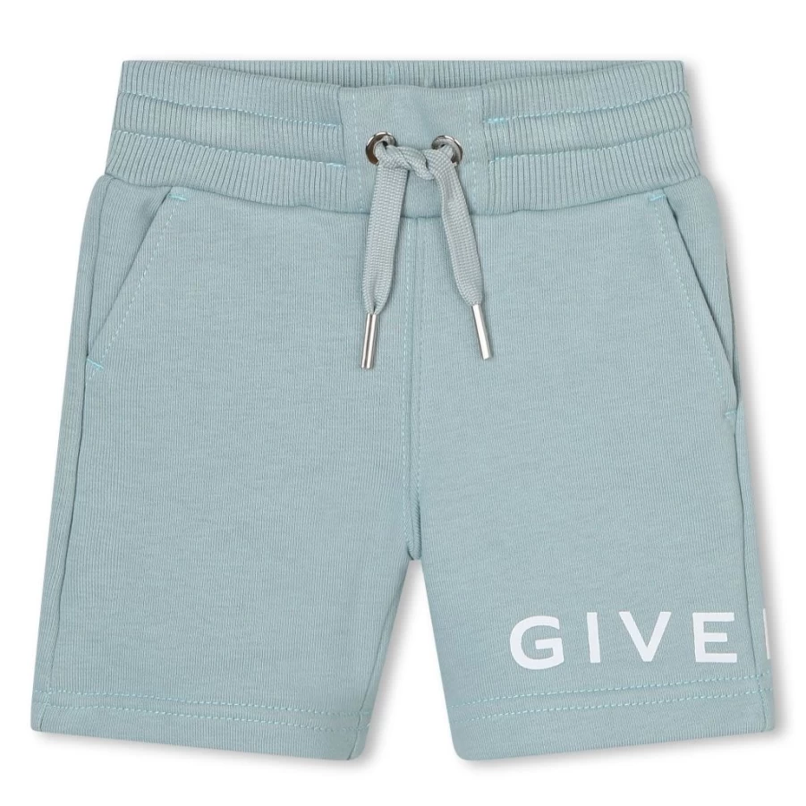 KIDS21 Green Logo Sweatshorts for Kids - Comfortable Casual Athletic Shorts