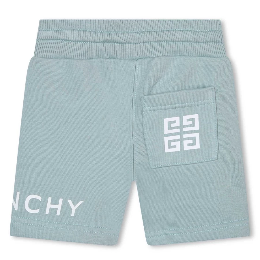 KIDS21 Green Logo Sweatshorts for Kids - Comfortable Casual Athletic Shorts