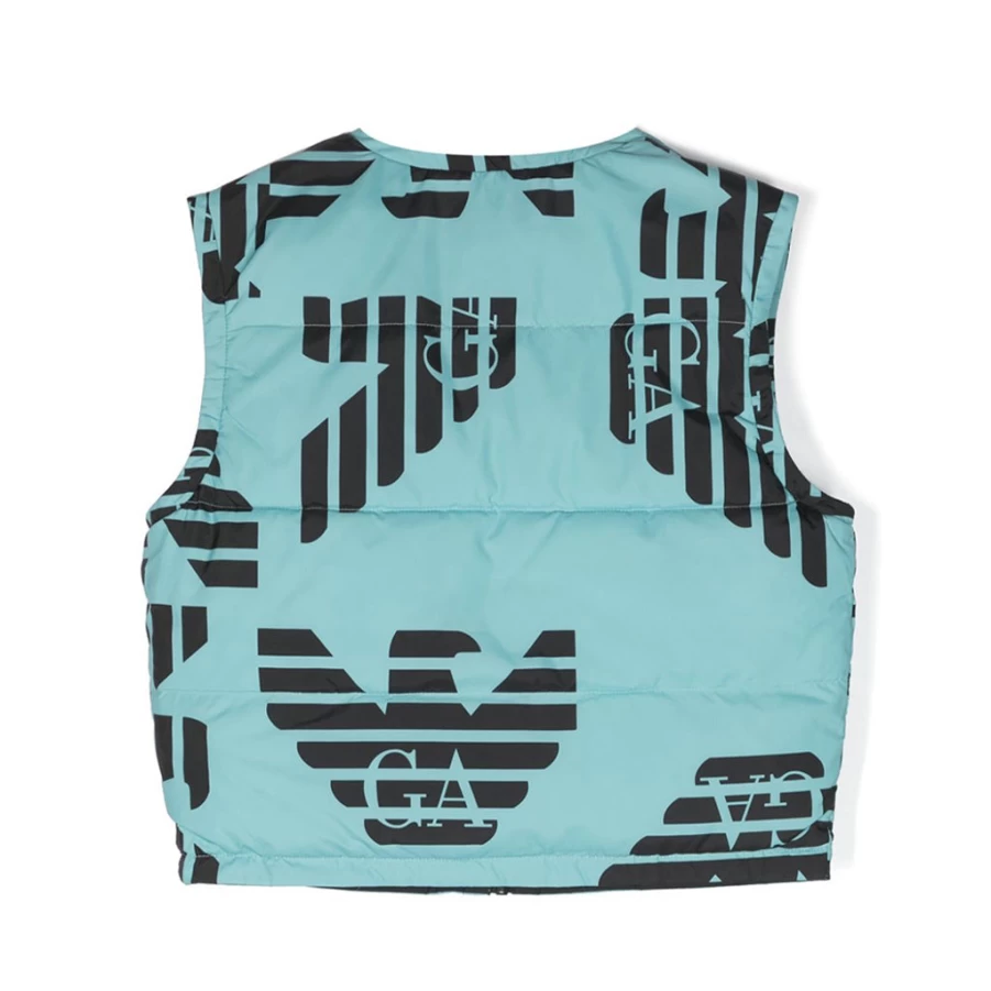 KIDS21 Reversible Blue Gilet for Kids - Lightweight Warm Vest for Boys & Girls