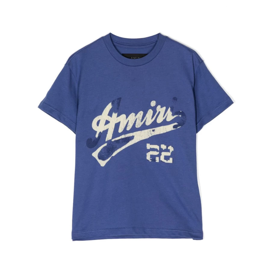 KIDS21 Blue Amiri 22 Tee for Kids - Stylish Graphic T-Shirt