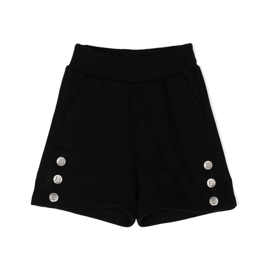 "KIDS21 Boys' Black Athletic Shorts - Comfortable Casual Summer Shorts for Kids"