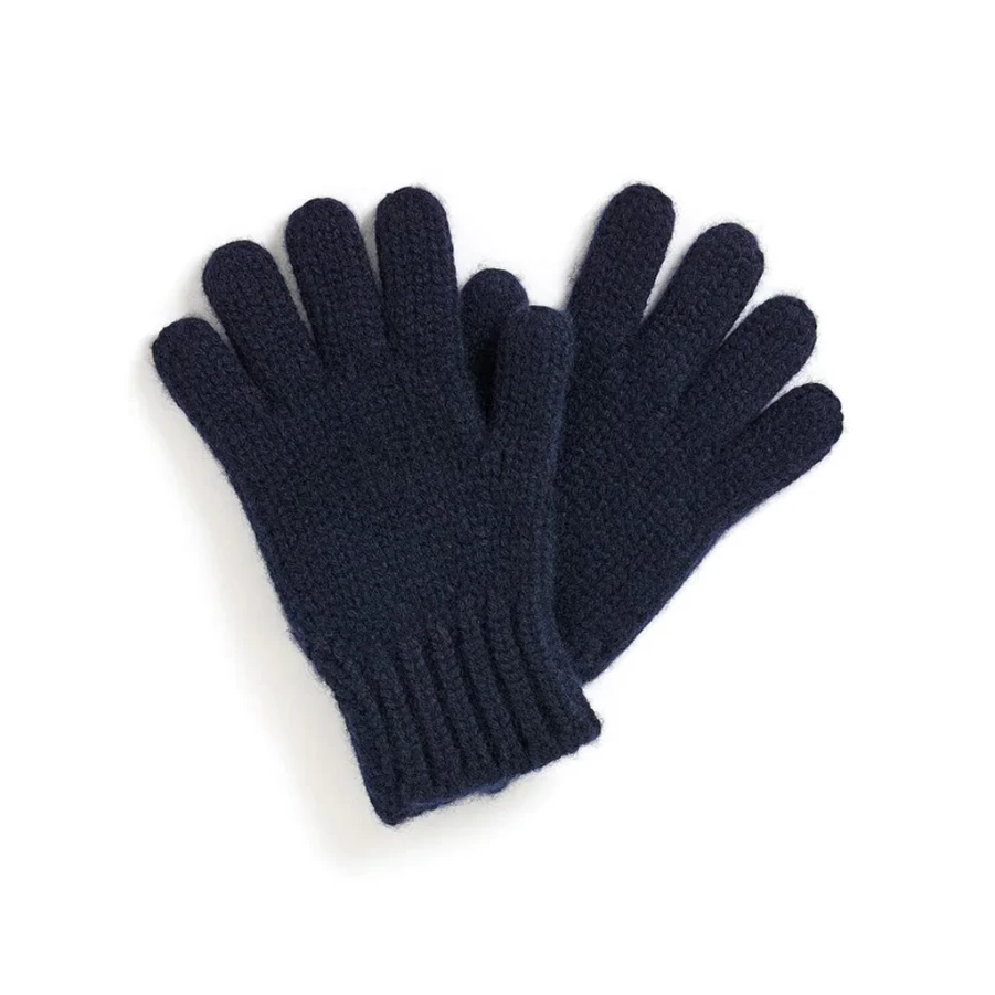 KIDS21 Navy Birk Gloves for Kids - Warm Winter Gloves for Boys and Girls