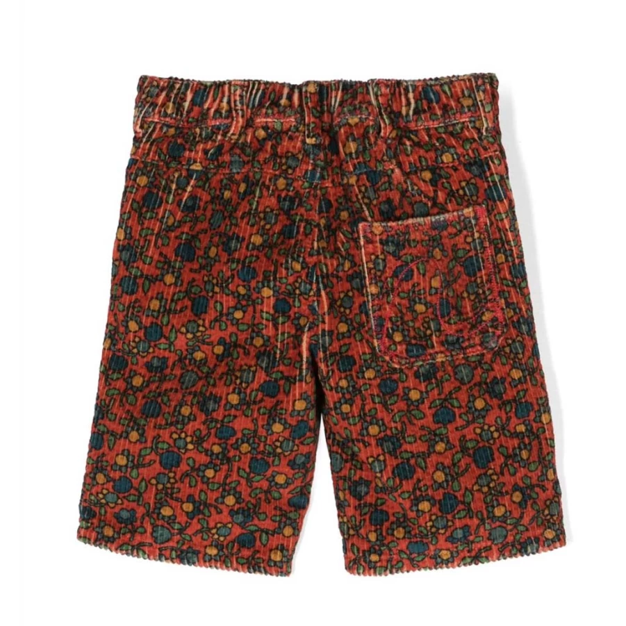 "KIDS21 Multi-Colored Printed Corduroy Shorts for Kids"