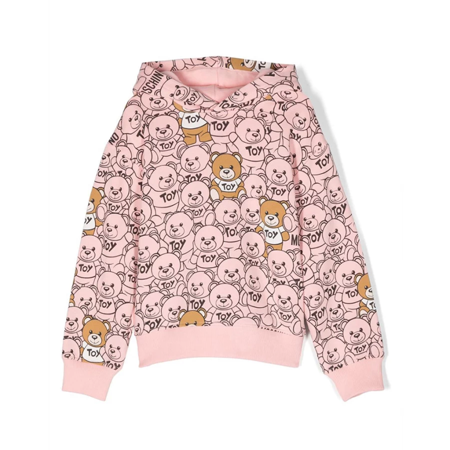 "KIDS21 Pink Hooded Sweatshirt for Kids - Soft & Comfortable Pullover"