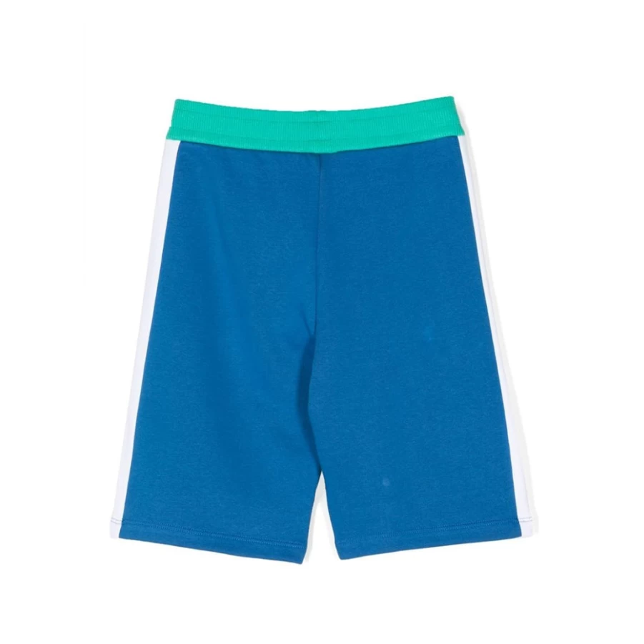 KIDS21 Green Colour Block Shorts for Kids - Stylish & Comfortable