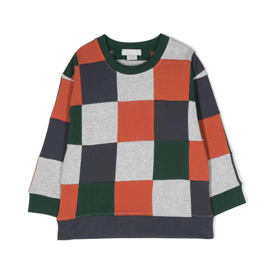 "KIDS21 Multi-Colored Checks Sweatshirt for Kids - Stylish & Comfortable"