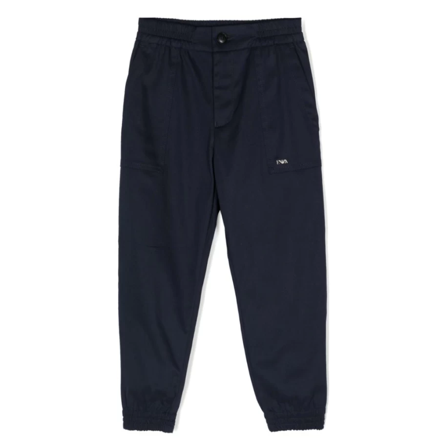 KIDS21 Navy Logo Plaque Trousers for Kids - Stylish & Comfortable Pants