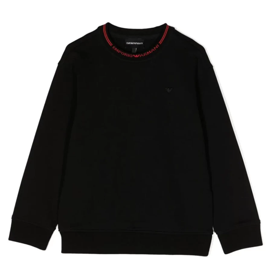 KIDS21 Black Logo Sweatshirt for Kids - Comfortable & Stylish Pullover Hoodie