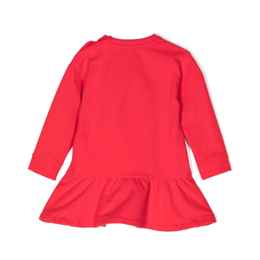 KIDS21 Red Plush Teddy Bear Dress for Kids - Soft & Cute Outfit