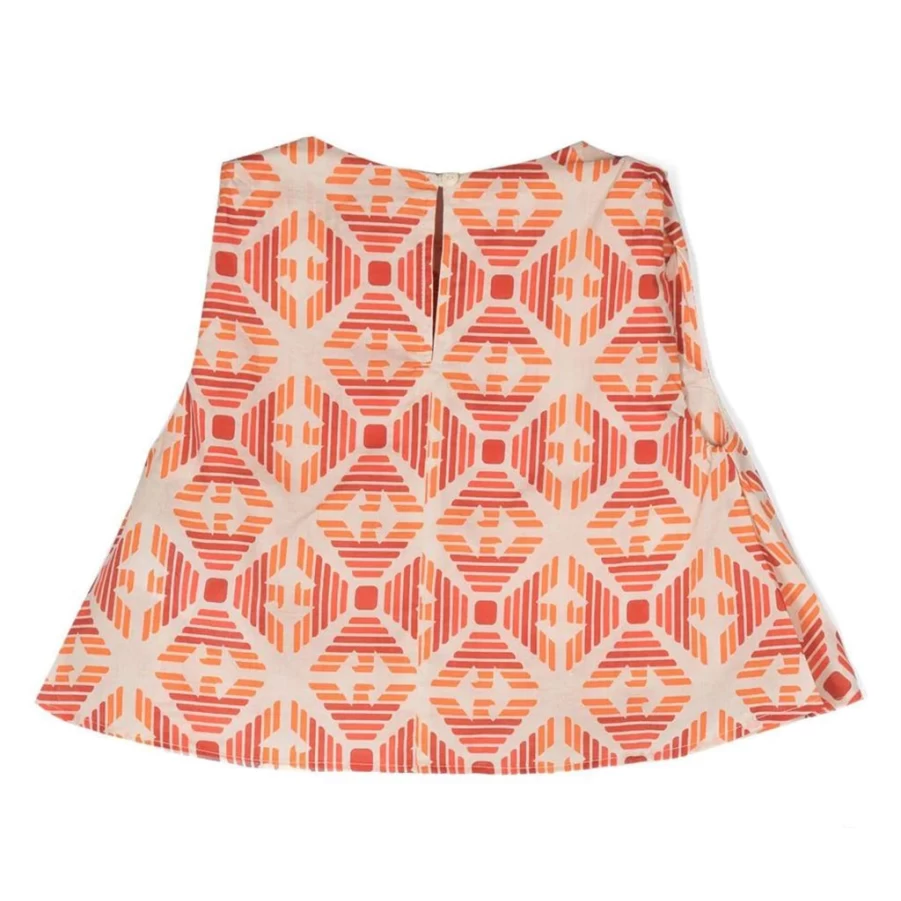 KIDS21 Orange Sleeveless Top for Kids - Lightweight Summer Tank Top